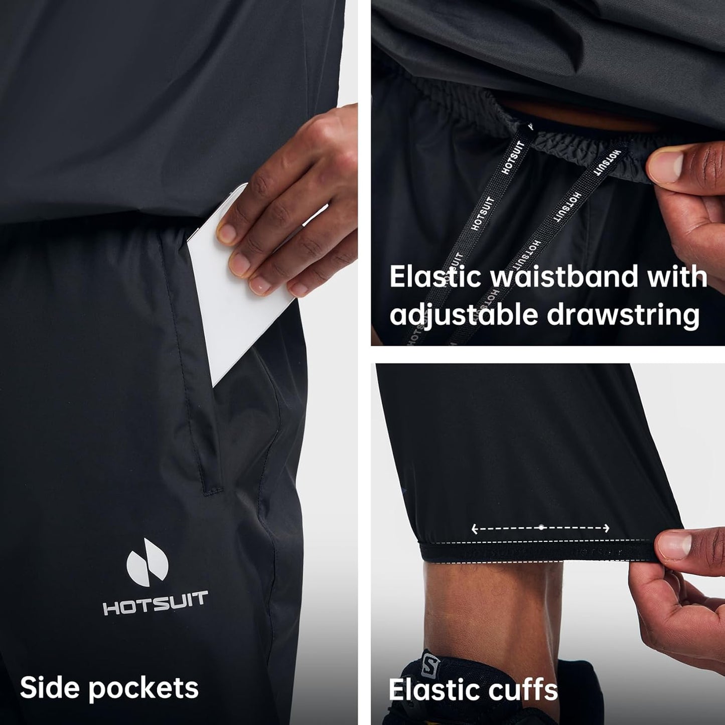 Sauna Suit Men anti Rip Boxing Sweat Suits Exercise Workout Jacket