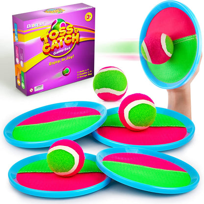 Kids Toys Toss and Catch Game Set Christmas Stocking Stuffer for Kids Toddler, Toys for 3 4 5 6 7 8 Year Old Boys Girls Birthday Gift, Yard Outdoor Games for Kid Ages 4-8 8-12 Beach Pool